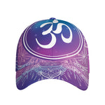 Spiritual Om Mandala Print Baseball Cap