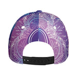 Spiritual Om Mandala Print Baseball Cap