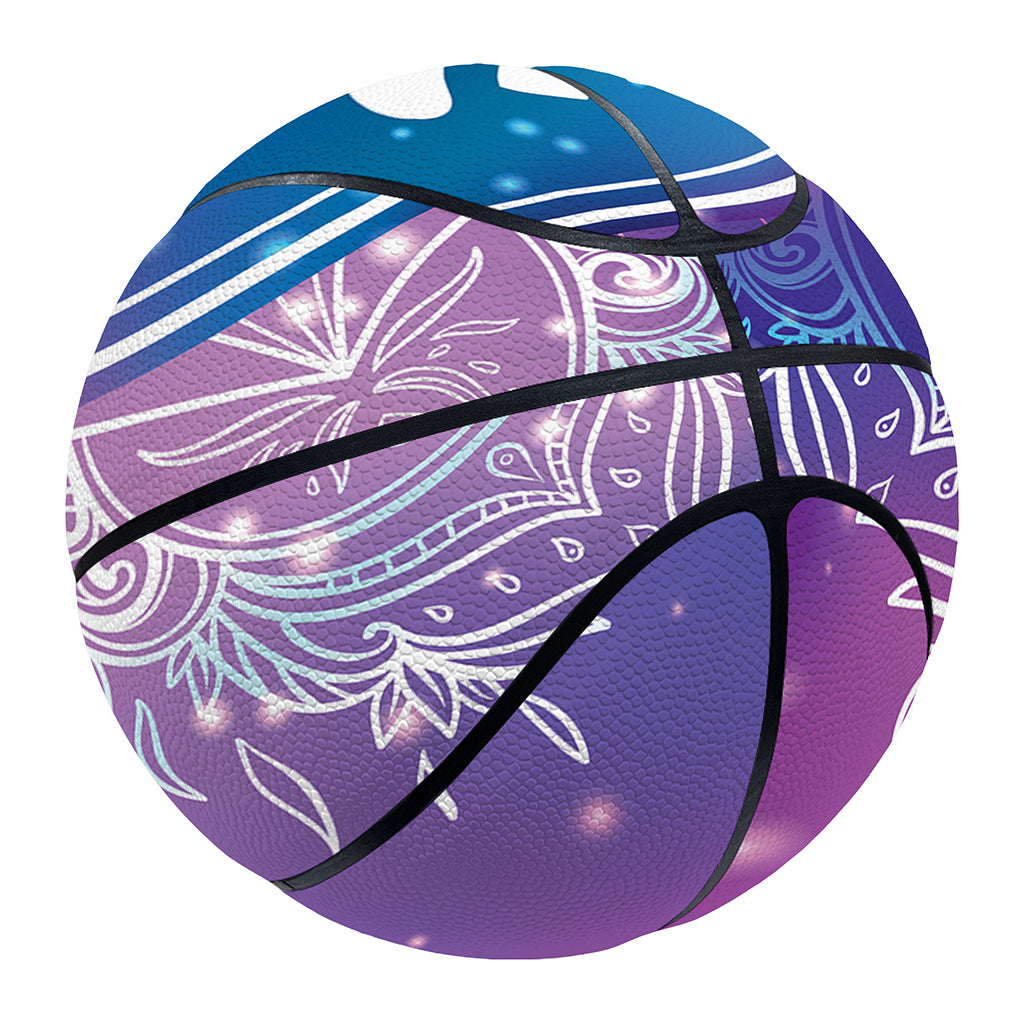 Spiritual Om Mandala Print Basketball