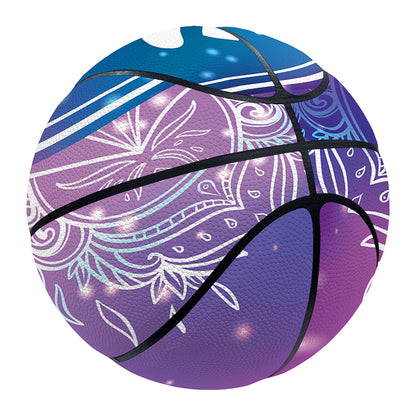 Spiritual Om Mandala Print Basketball