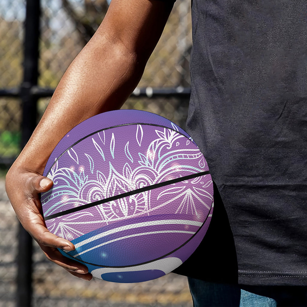 Spiritual Om Mandala Print Basketball
