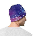 Spiritual Om Mandala Print Beanie