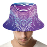 Spiritual Om Mandala Print Bucket Hat