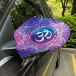 Spiritual Om Mandala Print Car Side Mirror Covers