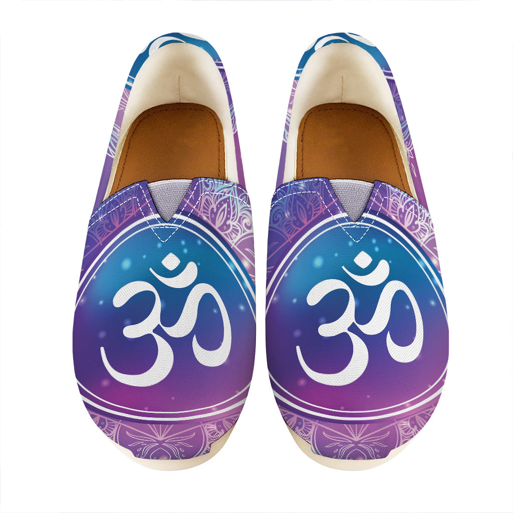 Spiritual Om Mandala Print Casual Shoes