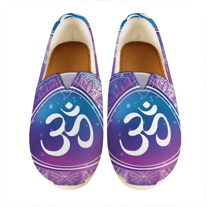 Spiritual Om Mandala Print Casual Shoes
