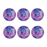 Spiritual Om Mandala Print Coaster Set