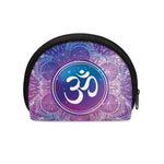 Spiritual Om Mandala Print Coin Purse