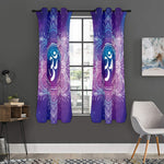 Spiritual Om Mandala Print Curtain
