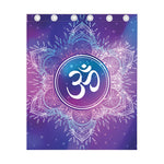 Spiritual Om Mandala Print Curtain