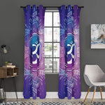 Spiritual Om Mandala Print Curtain