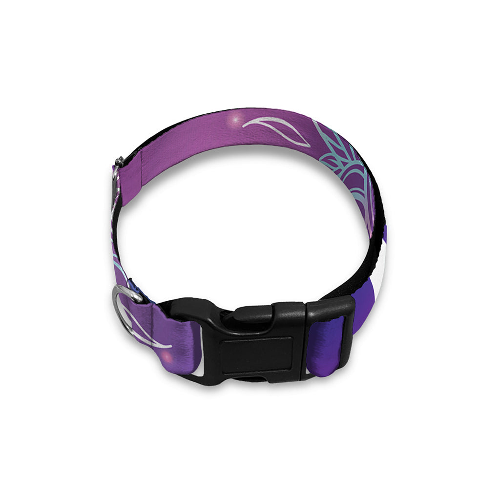 Spiritual Om Mandala Print Dog Collar