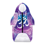 Spiritual Om Mandala Print Dog Zip Up Hoodie