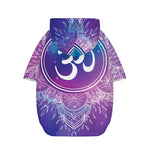 Spiritual Om Mandala Print Dog Zip Up Hoodie