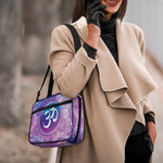 Spiritual Om Mandala Print Double Strap Bible Bag