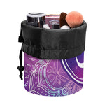 Spiritual Om Mandala Print Drawstring Makeup Bag