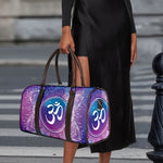 Spiritual Om Mandala Print Duffle Bag