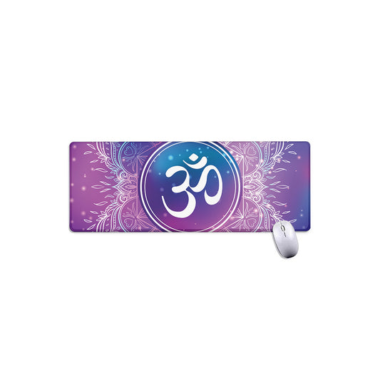 Spiritual Om Mandala Print Extended Mouse Pad