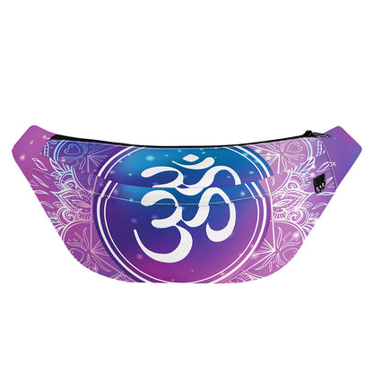 Spiritual Om Mandala Print Fanny Pack