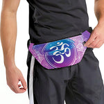 Spiritual Om Mandala Print Fanny Pack