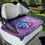 Spiritual Om Mandala Print Golf Cart Seat Cover