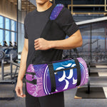 Spiritual Om Mandala Print Gym Bag