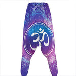 Spiritual Om Mandala Print Hammer Pants
