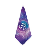 Spiritual Om Mandala Print Hand Towel