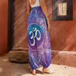 Spiritual Om Mandala Print Harem Pants