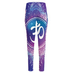 Spiritual Om Mandala Print High-Waisted Pocket Leggings
