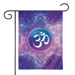 Spiritual Om Mandala Print House Flag