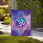 Spiritual Om Mandala Print House Flag