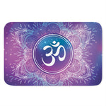Spiritual Om Mandala Print Indoor Door Mat