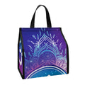 Spiritual Om Mandala Print Insulated Lunch Tote
