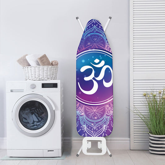 Spiritual Om Mandala Print Ironing Board Cover