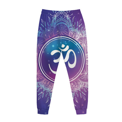 Spiritual Om Mandala Print Jogger Pants