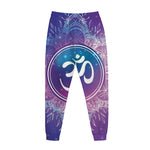 Spiritual Om Mandala Print Jogger Pants