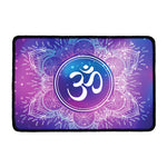 Spiritual Om Mandala Print Kitchen Mat