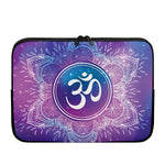 Spiritual Om Mandala Print Laptop Sleeve