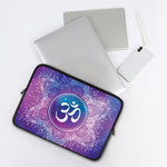 Spiritual Om Mandala Print Laptop Sleeve