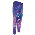 Spiritual Om Mandala Print Men's Compression Pants