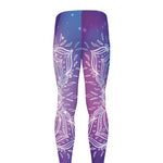 Spiritual Om Mandala Print Men's leggings