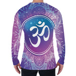 Spiritual Om Mandala Print Men's Long Sleeve T-Shirt