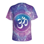 Spiritual Om Mandala Print Men's Sports T-Shirt