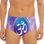 Spiritual Om Mandala Print Men's Triangle Swim Briefs
