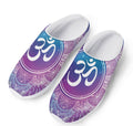Spiritual Om Mandala Print Mesh Casual Shoes