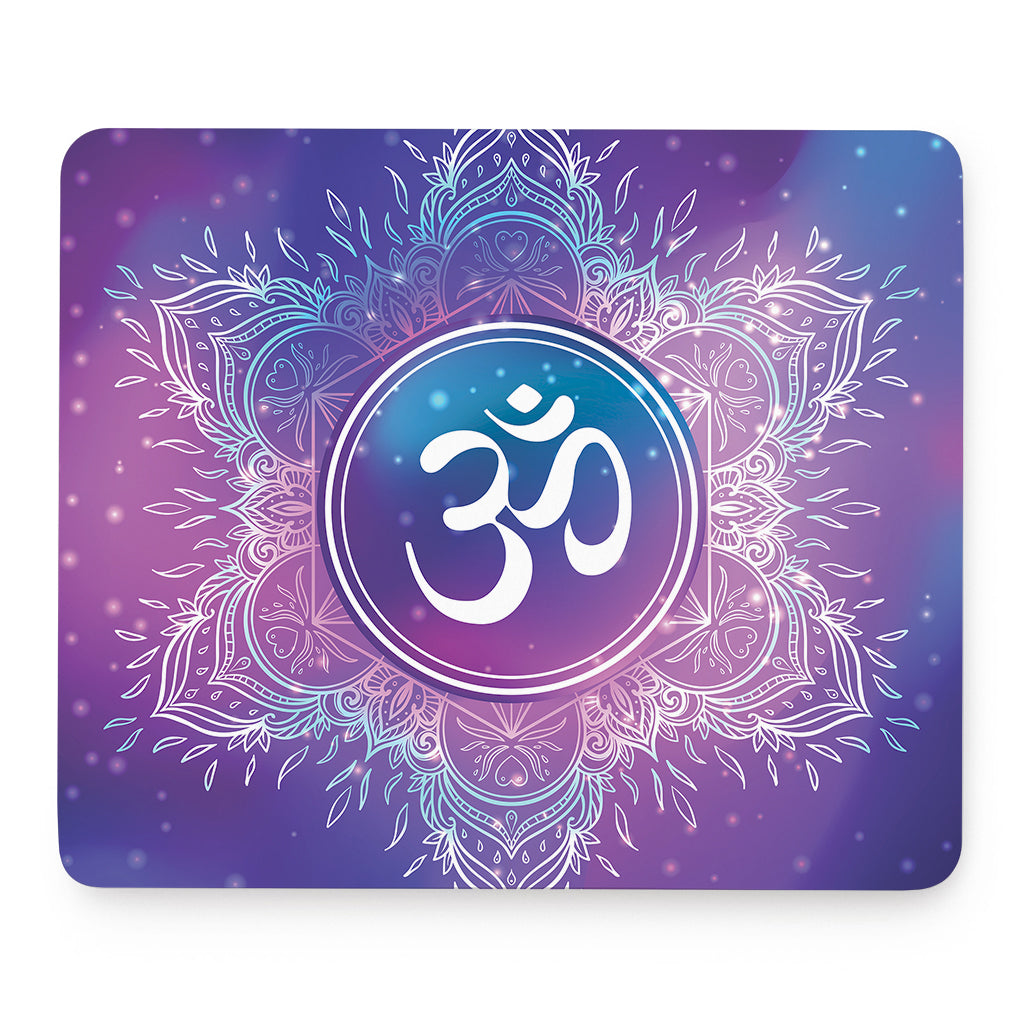 Spiritual Om Mandala Print Mouse Pad