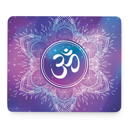 Spiritual Om Mandala Print Mouse Pad