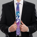 Spiritual Om Mandala Print Necktie