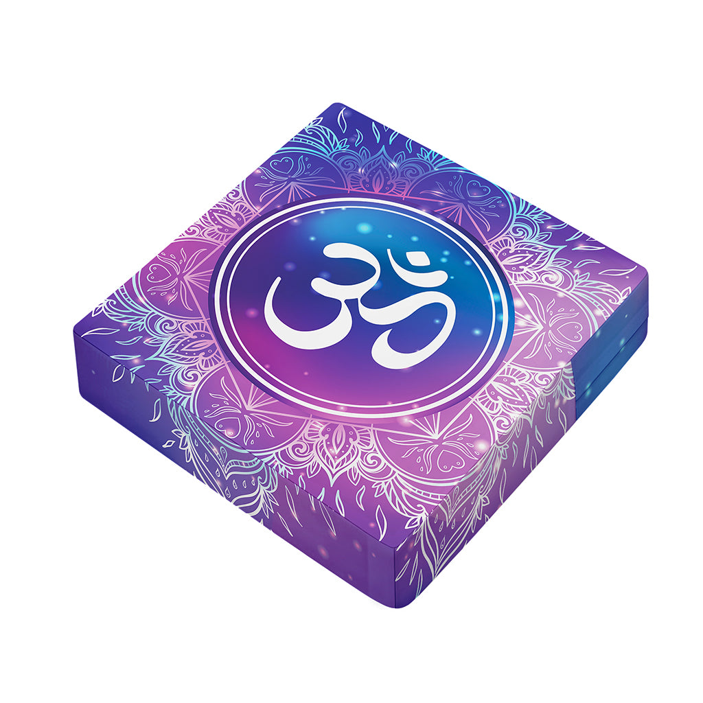 Spiritual Om Mandala Print Outdoor Seat Cushion Cover